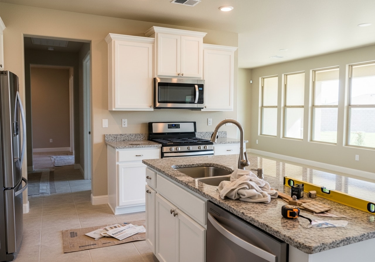 Renovated Summerlin home with updated kitchen, bathrooms, and new flooring throughout